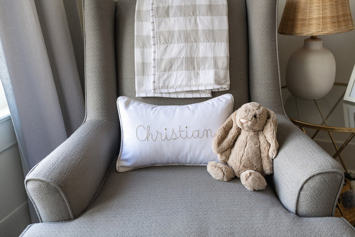 Lumbar Name Pillow