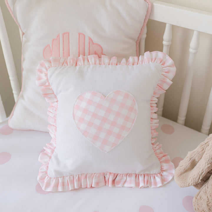 Love Note Pillow in Pink