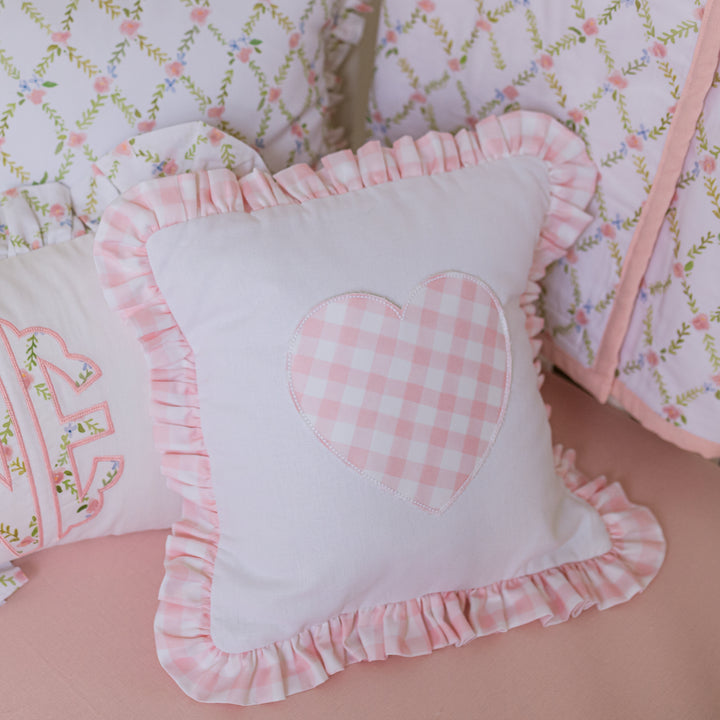 Love Note Pillow in Pink