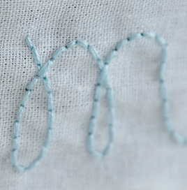 Brittingham Stitching Co. Hand Embroidered Stocking