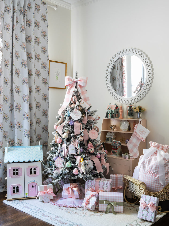 Little Pink Check Petite Tree Set