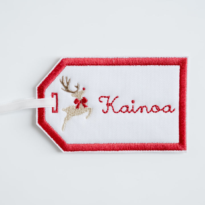 Red Keepsake Gift Tag