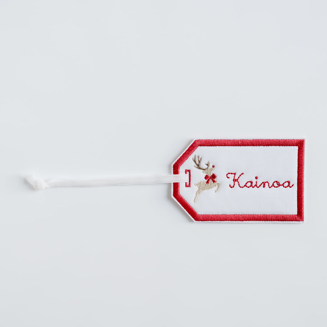Red Keepsake Gift Tag
