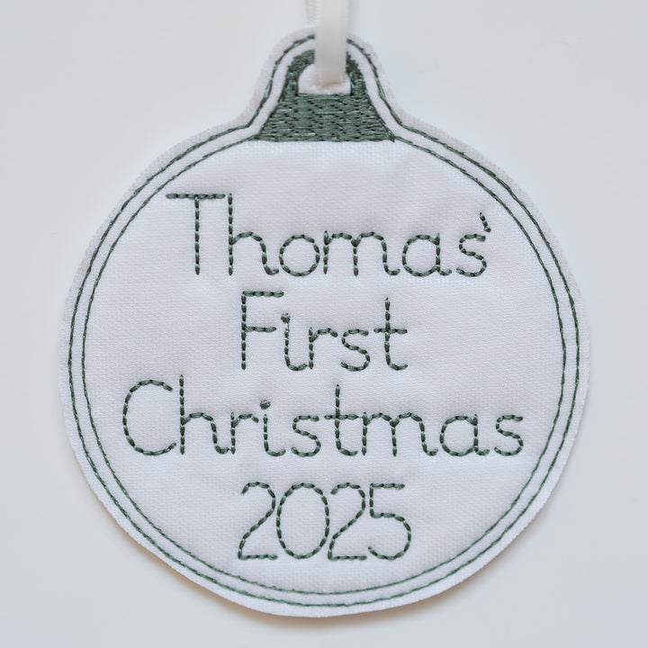 First Christmas Ornament