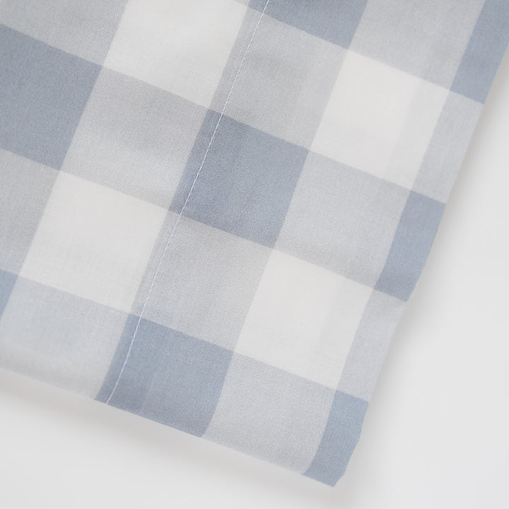 Mom's Pillow Cover in Blue Buffalo Check