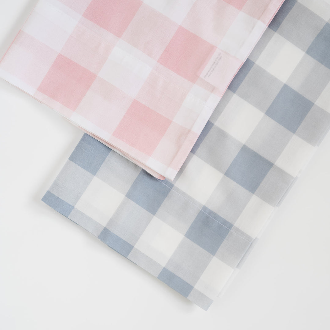 Mom's Pillow Cover in Pink Buffalo Check