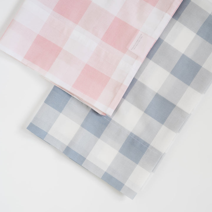 Mom's Pillow Cover in Pink Buffalo Check