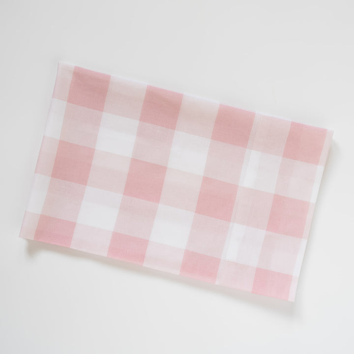 Mom's Pillow Cover in Pink Buffalo Check