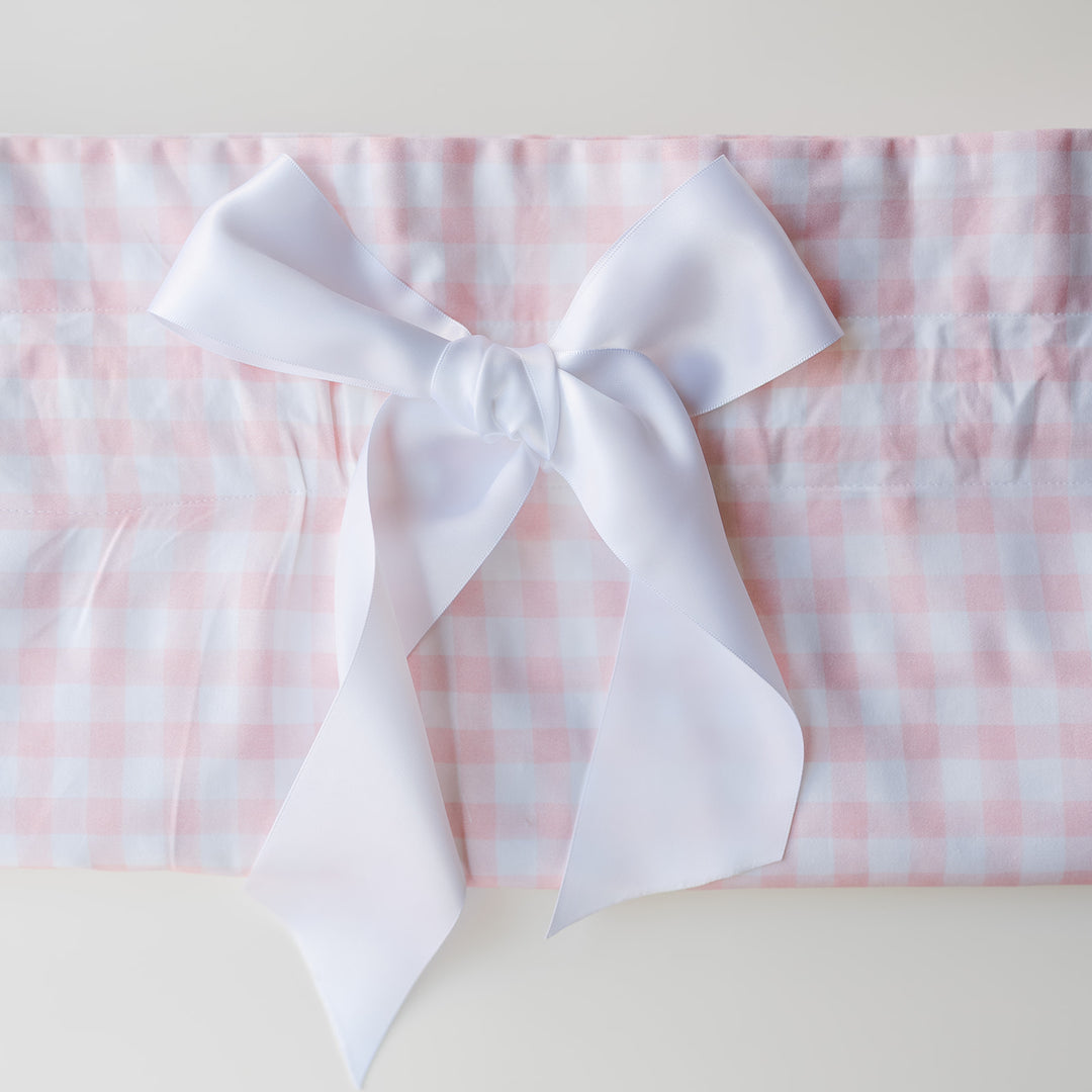 Little Pink Check Heirloom Santa Sack