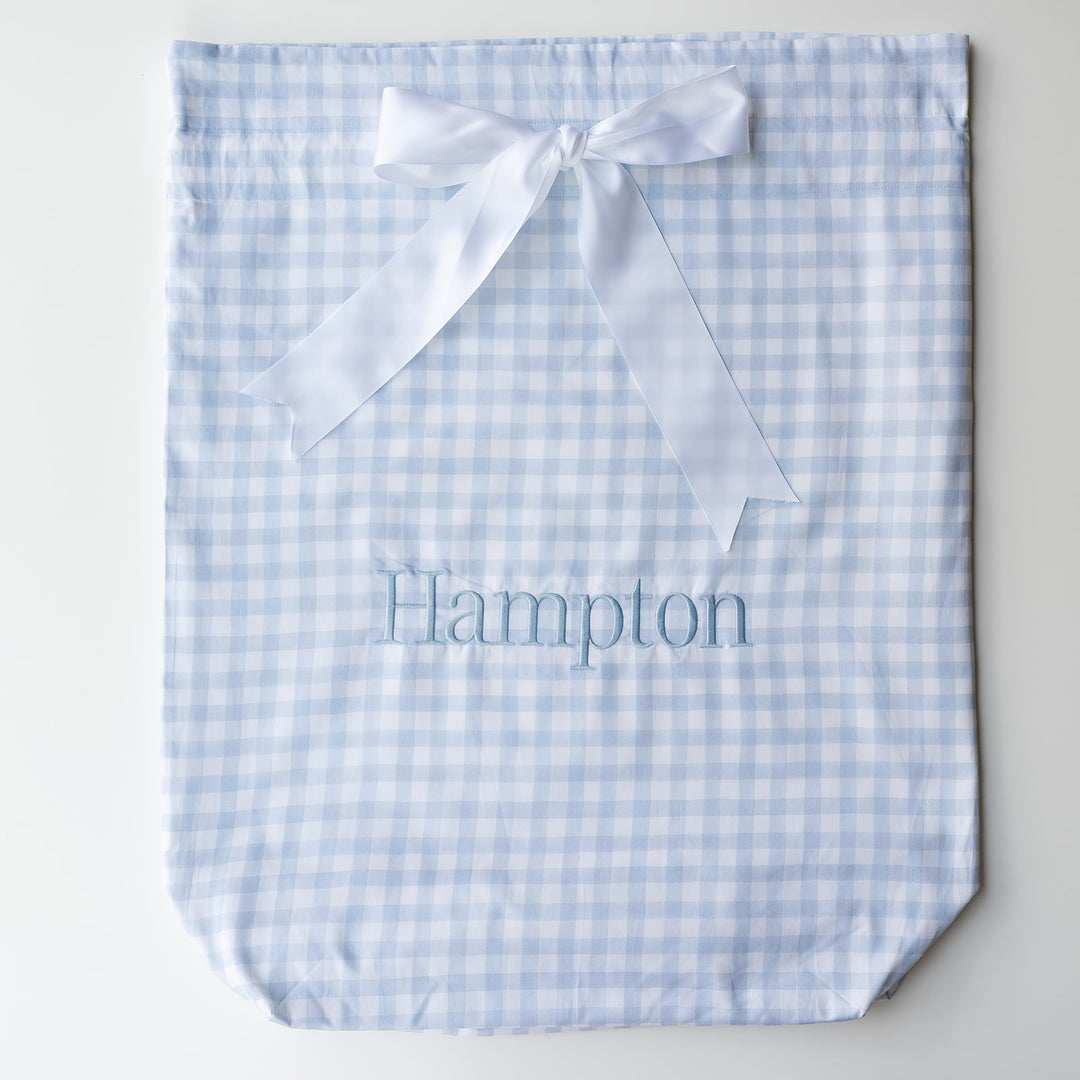 Blue Buffalo Check Heirloom Santa Sack