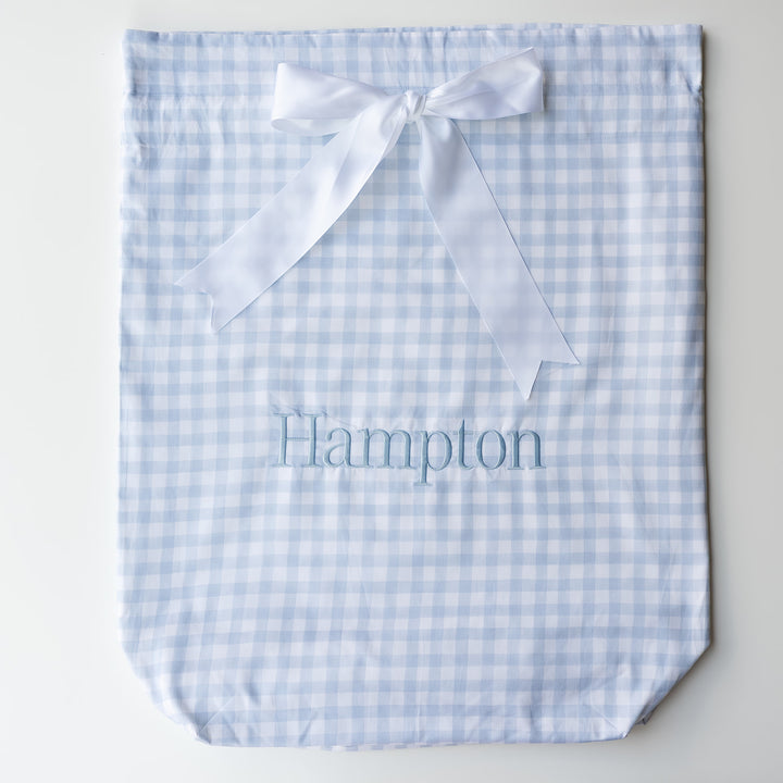 Blue Buffalo Check Heirloom Santa Sack