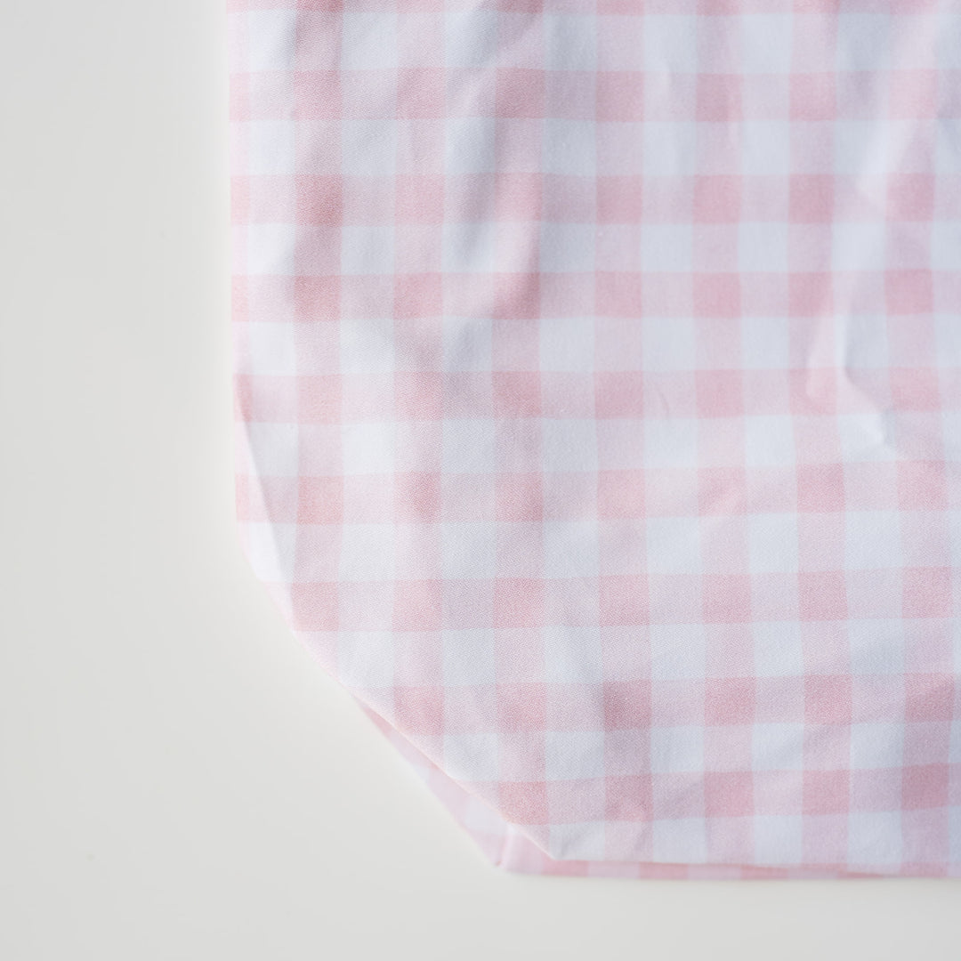 Little Pink Check Heirloom Santa Sack