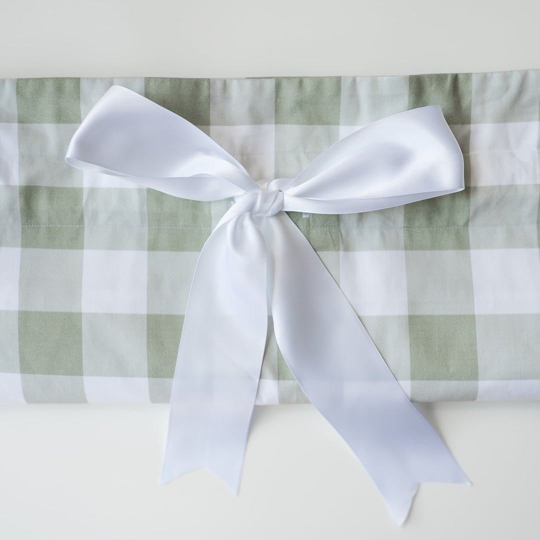Green Buffalo Check Heirloom Santa Sack