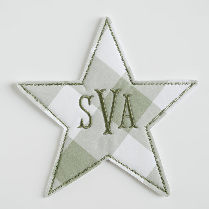 Blue Christmas Village Star Topper