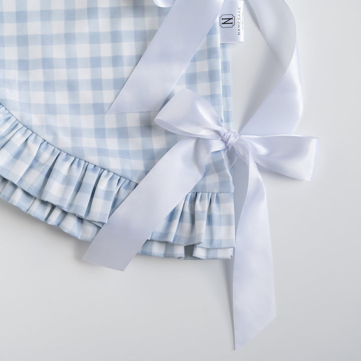 Little Blue Check Petite Tree Skirt