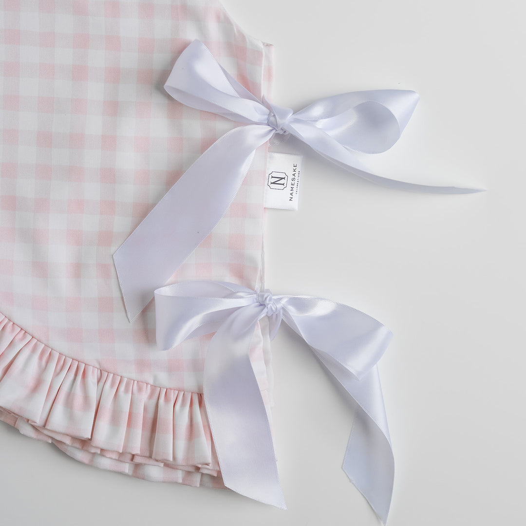 Little Pink Check Petite Tree Skirt