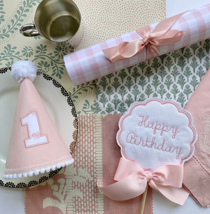 Scalloped Happy Birthday Topper