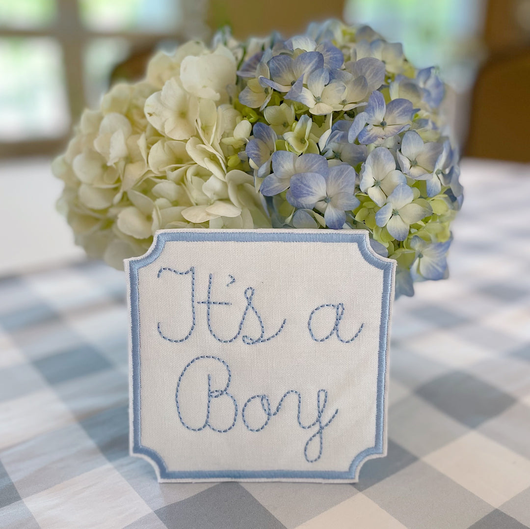 "It's a Boy" Mini Sign