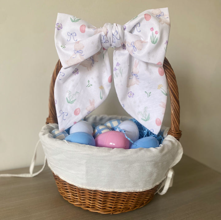 Spring Bunnies Easter Basket Bow