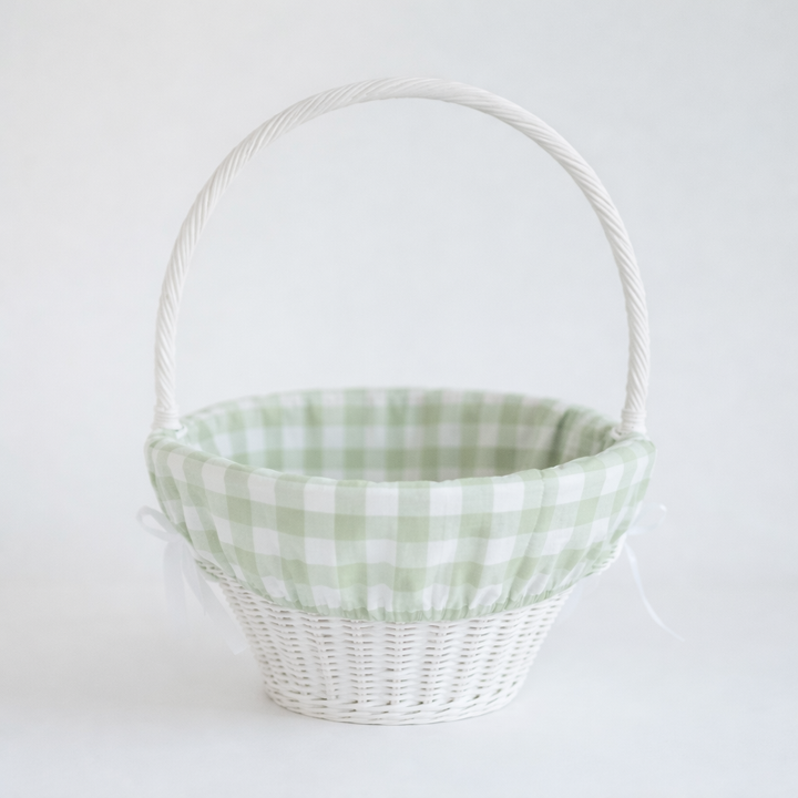 Dogwood Hill Spring Bunnies Cinch Liner (fits Pottery Barn Sabrina basket)