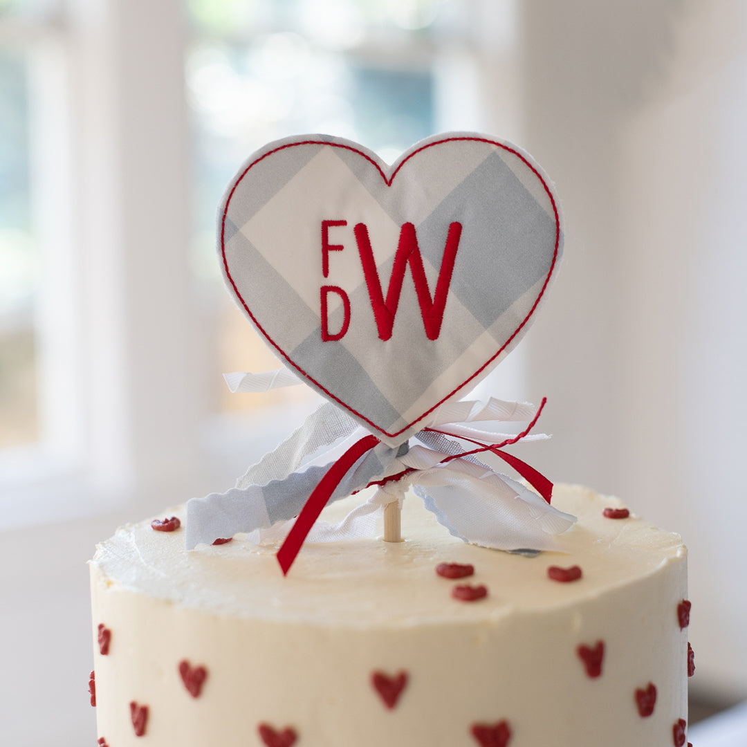 Personalized Heart Topper