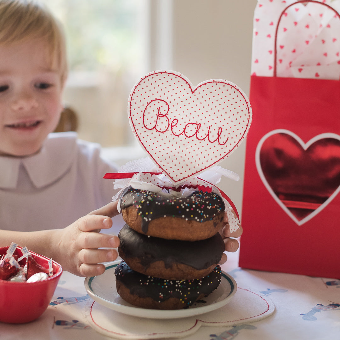 Personalized Heart Topper