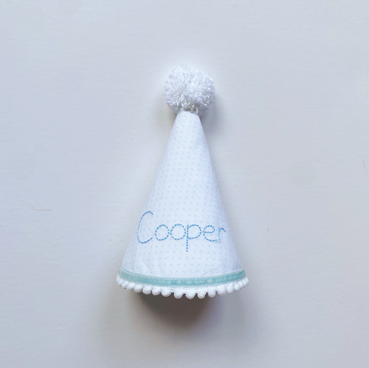 Blue Tiny Dot Party Hat
