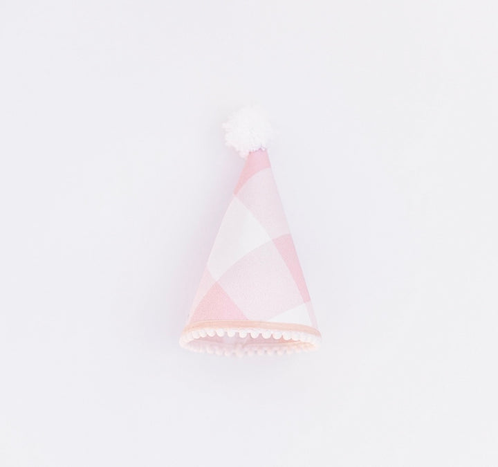 Pink Buffalo Check Party Hat
