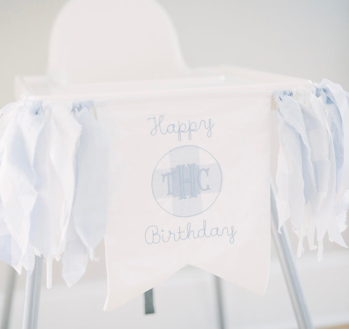 Applique Happy Birthday Banner